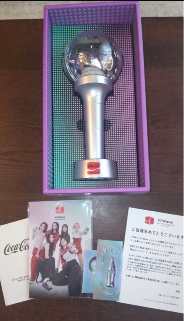 K-Wave ライトスティックポストカード　ステッカー