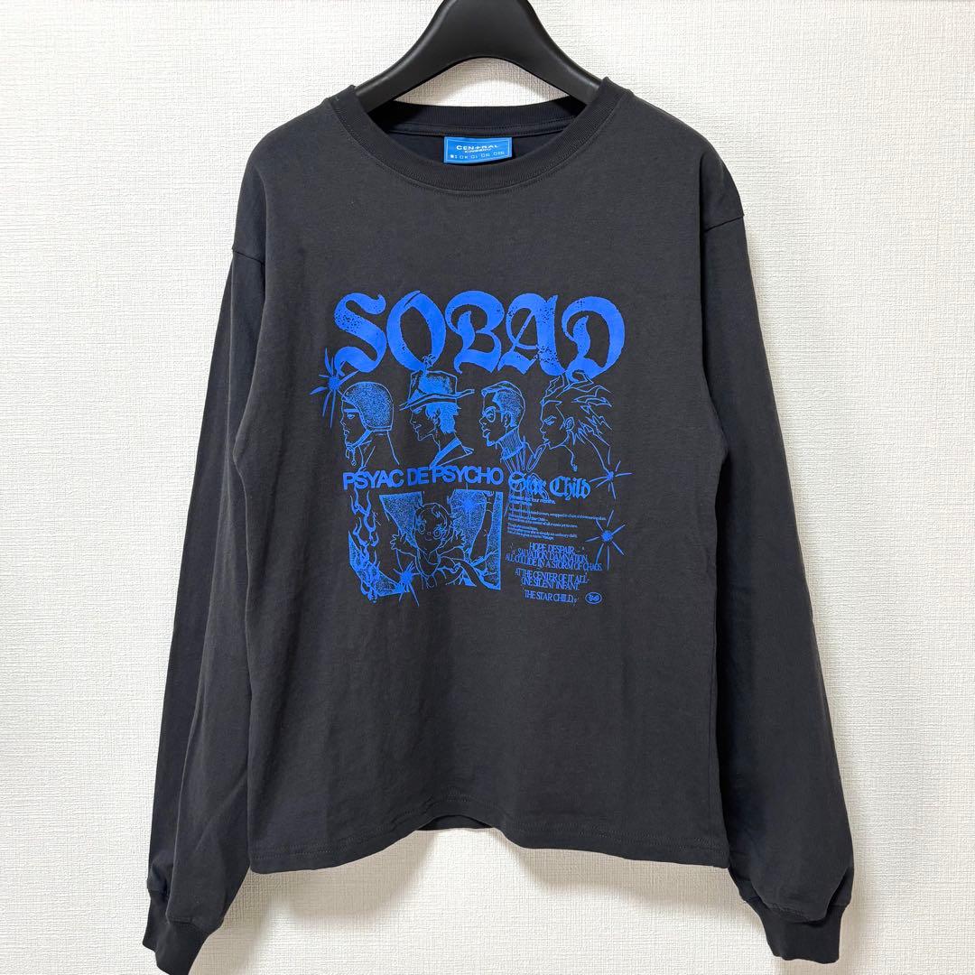 kingGnu CEN+RAL SOBAD ブラック ロング tee サイズS