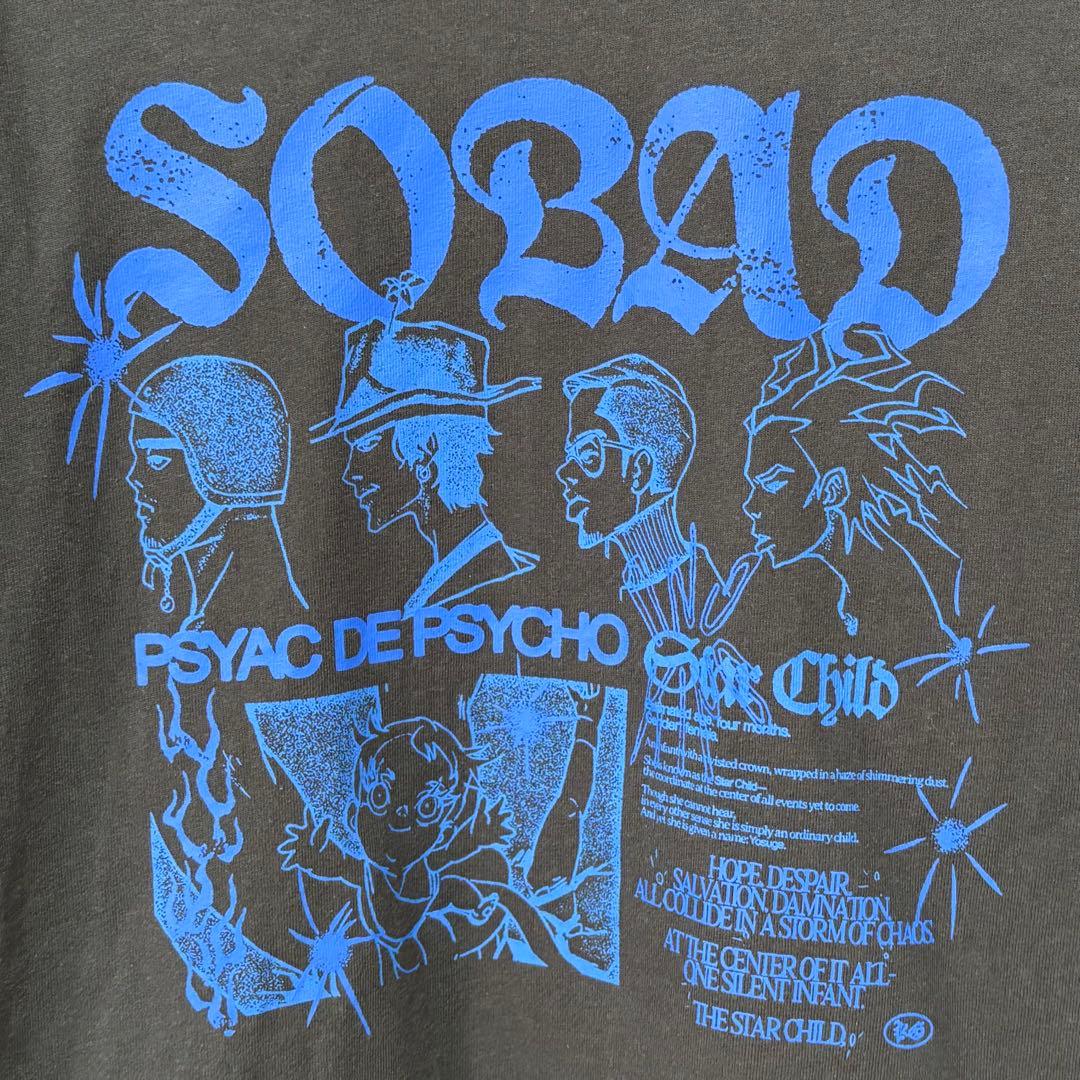 kingGnu CEN+RAL SOBAD ブラック ロング tee サイズS
