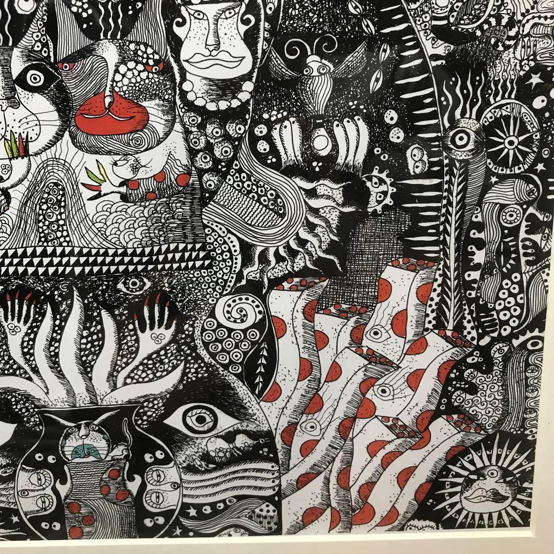 画家　鈴木信也　ペン画