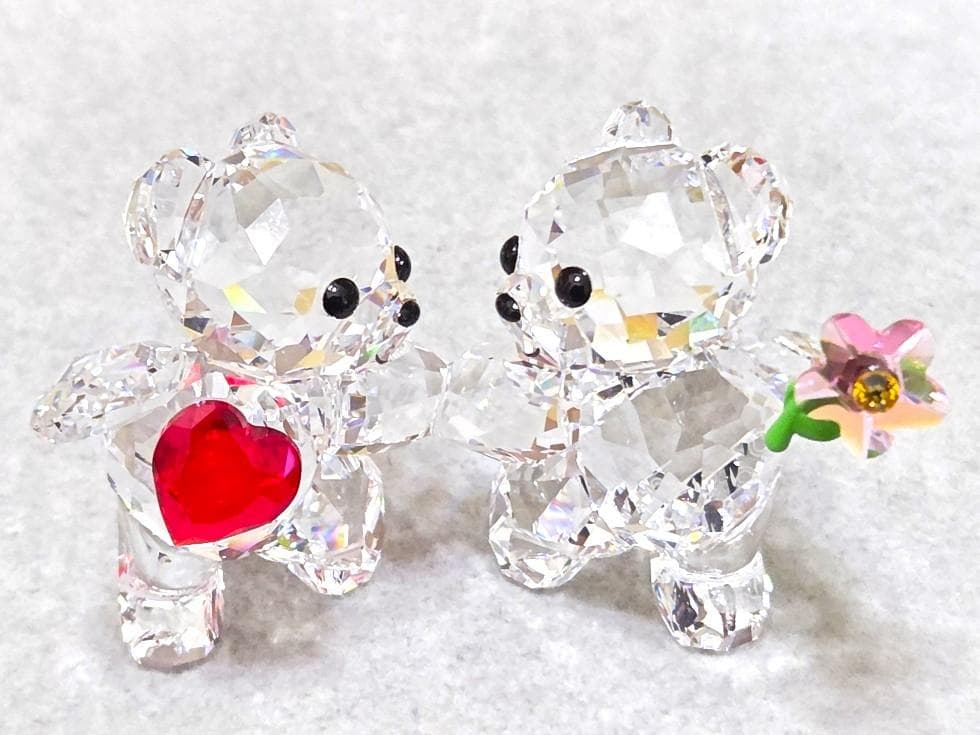 スワロフスキー　KrisベアHappy Together置物　箱付き　43030
