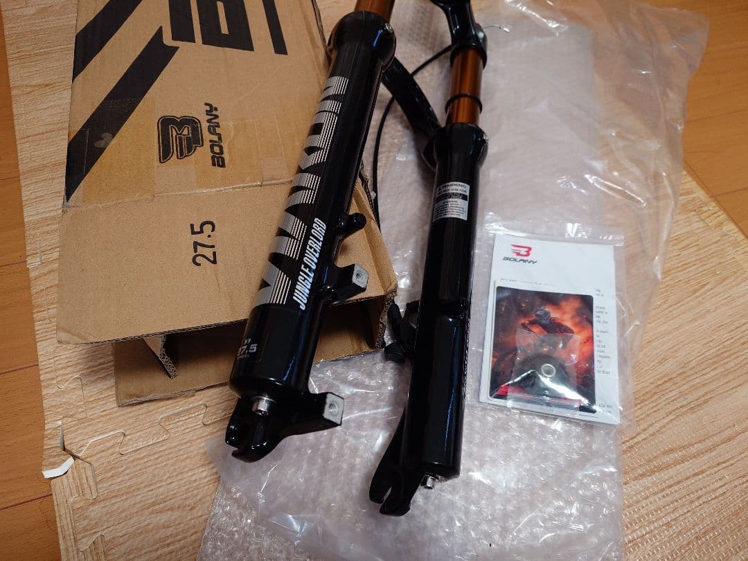 BOLANY VIARONブランド フロントフォーク 27.5インチ