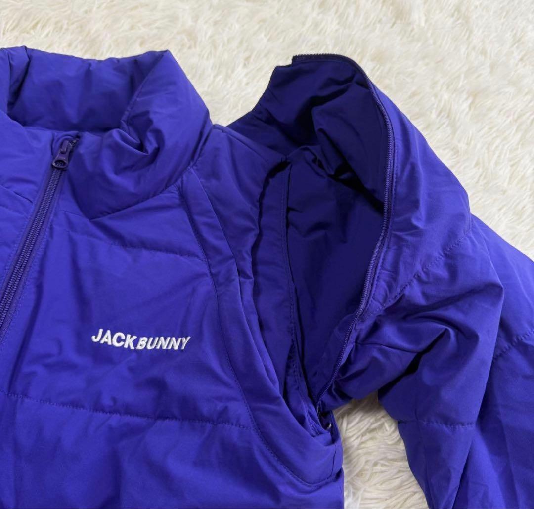 【ジャックバニー】美品 中綿ジャケット パープル 1サイズ レディース 2way