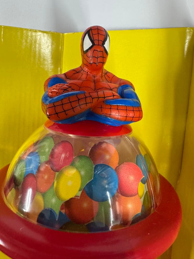 【希少】スパイダーマン ガムボールバンク マーベル（貯金箱？）
