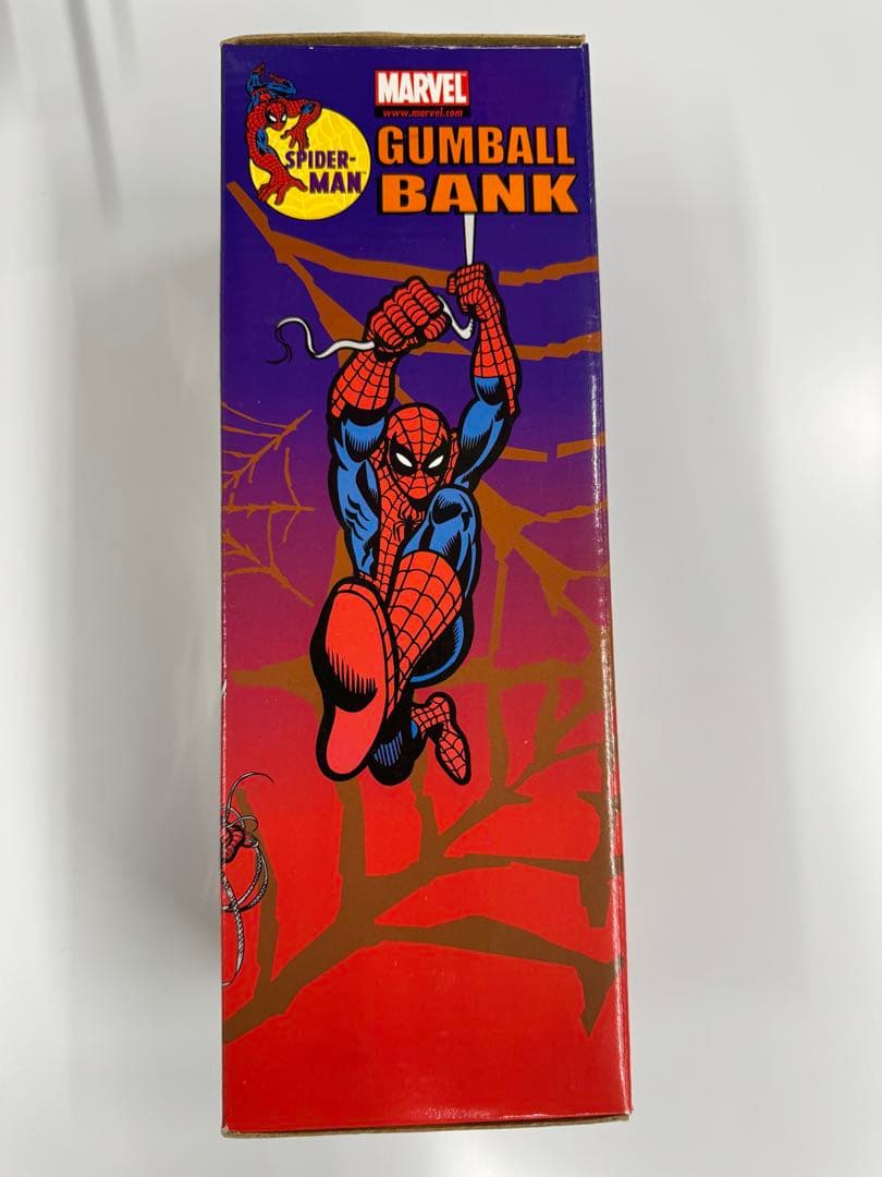 【希少】スパイダーマン ガムボールバンク マーベル（貯金箱？）