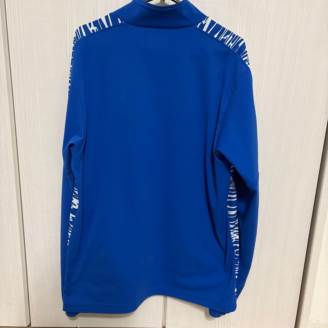 ヨネックス ニットウォームアップシャツ O XL ブルー