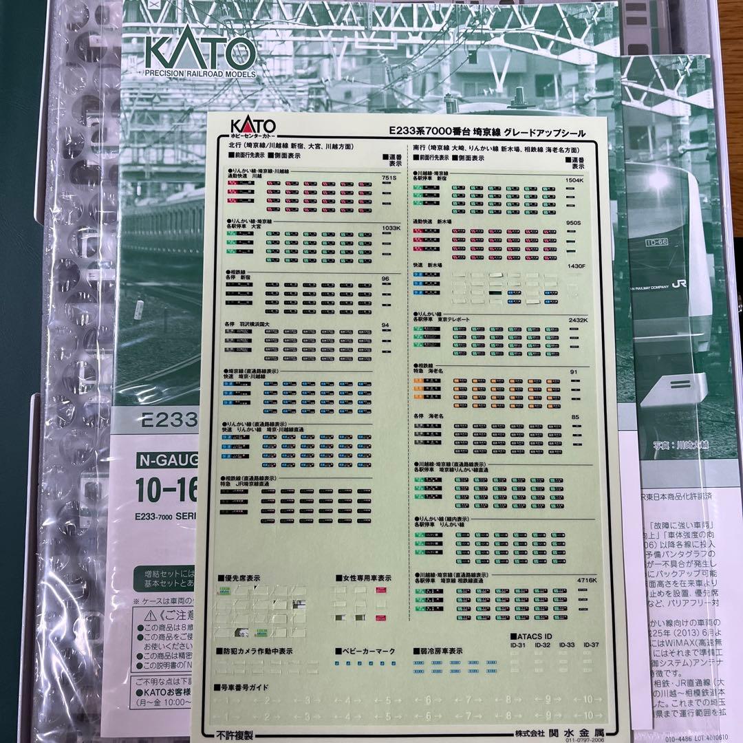 kato E233系7000番台　埼京線　基本＋増結　10両セット