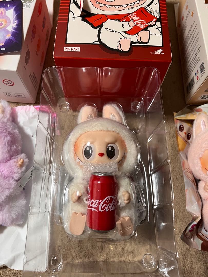 コカコーララブブ【新品】　ラブブ3体セット
