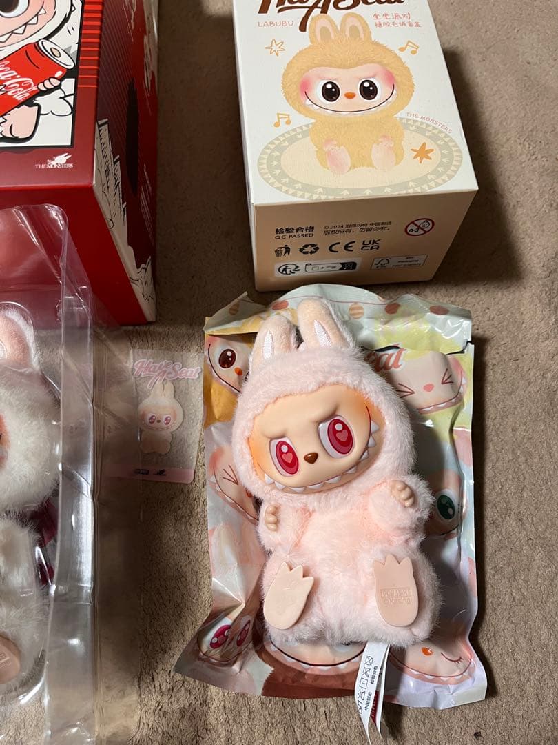 コカコーララブブ【新品】　ラブブ3体セット