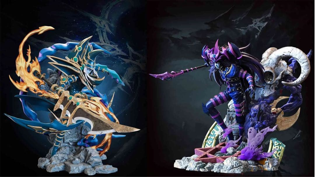 ☆2体set ブラックパラディン マジシャンオブブラックカオス フィギュア遊戯王