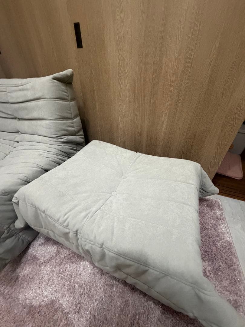 トーゴ　togo 1人がけソファ　グレー リプロダクト品 【ソファ】