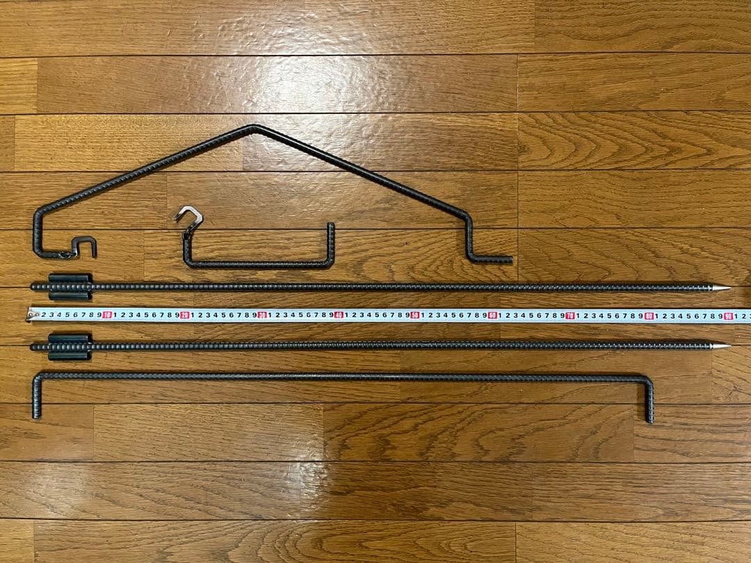 アイアン ランタンハンガー ランタンスタンド　ハンドメイド　キャンプ
