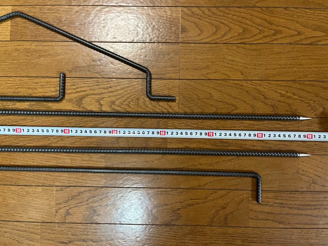 アイアン ランタンハンガー ランタンスタンド　ハンドメイド　キャンプ
