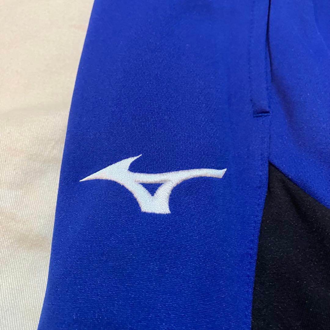 Mizuno ジャージ上下 青 Mサイズ未使用(送料込み)刺繍ロゴセットアップ
