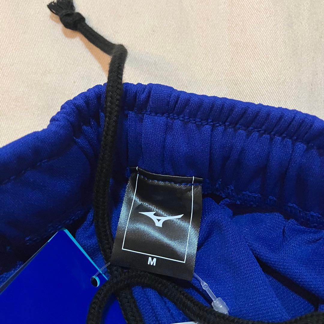Mizuno ジャージ上下 青 Mサイズ未使用(送料込み)刺繍ロゴセットアップ