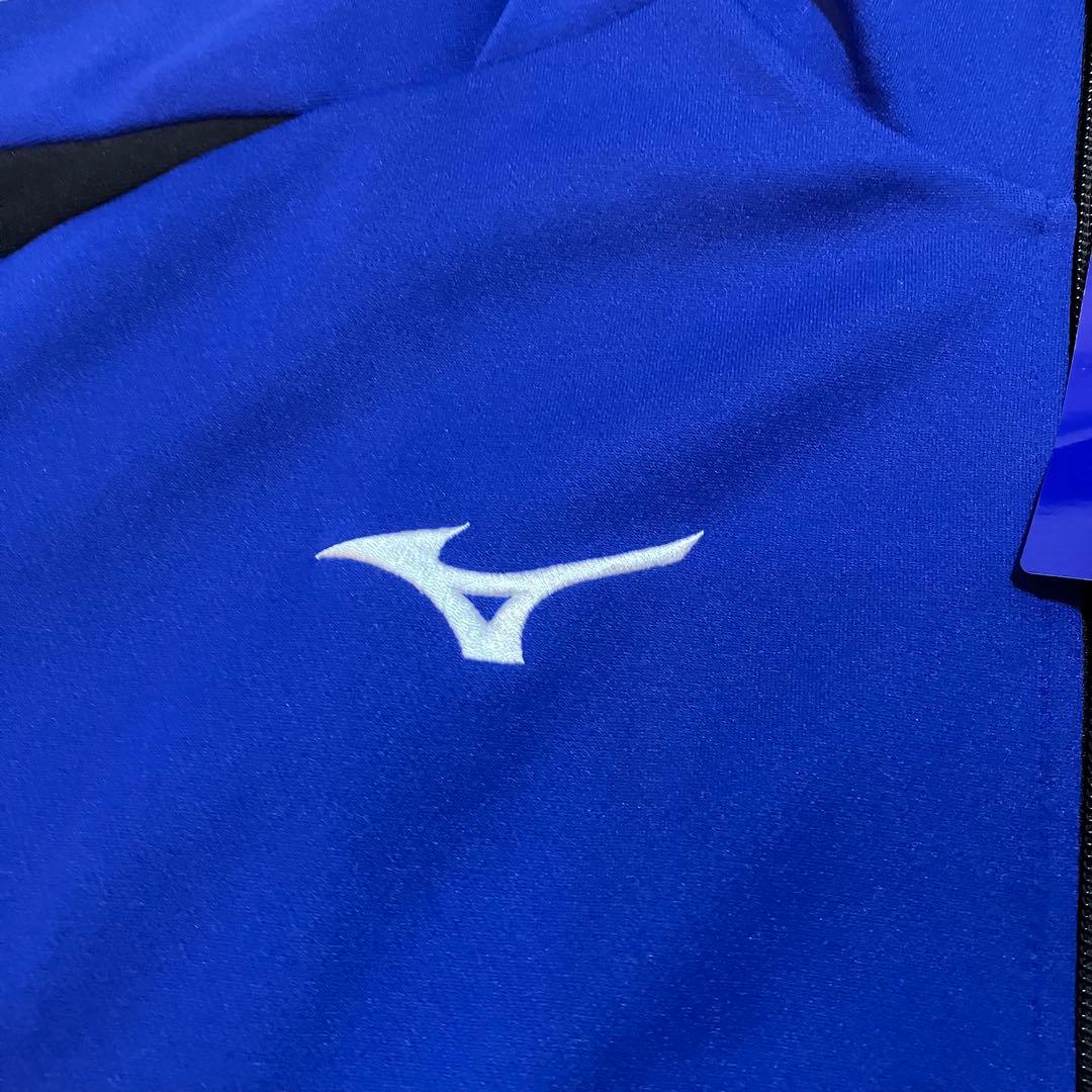 Mizuno ジャージ上下 青 Mサイズ未使用(送料込み)刺繍ロゴセットアップ