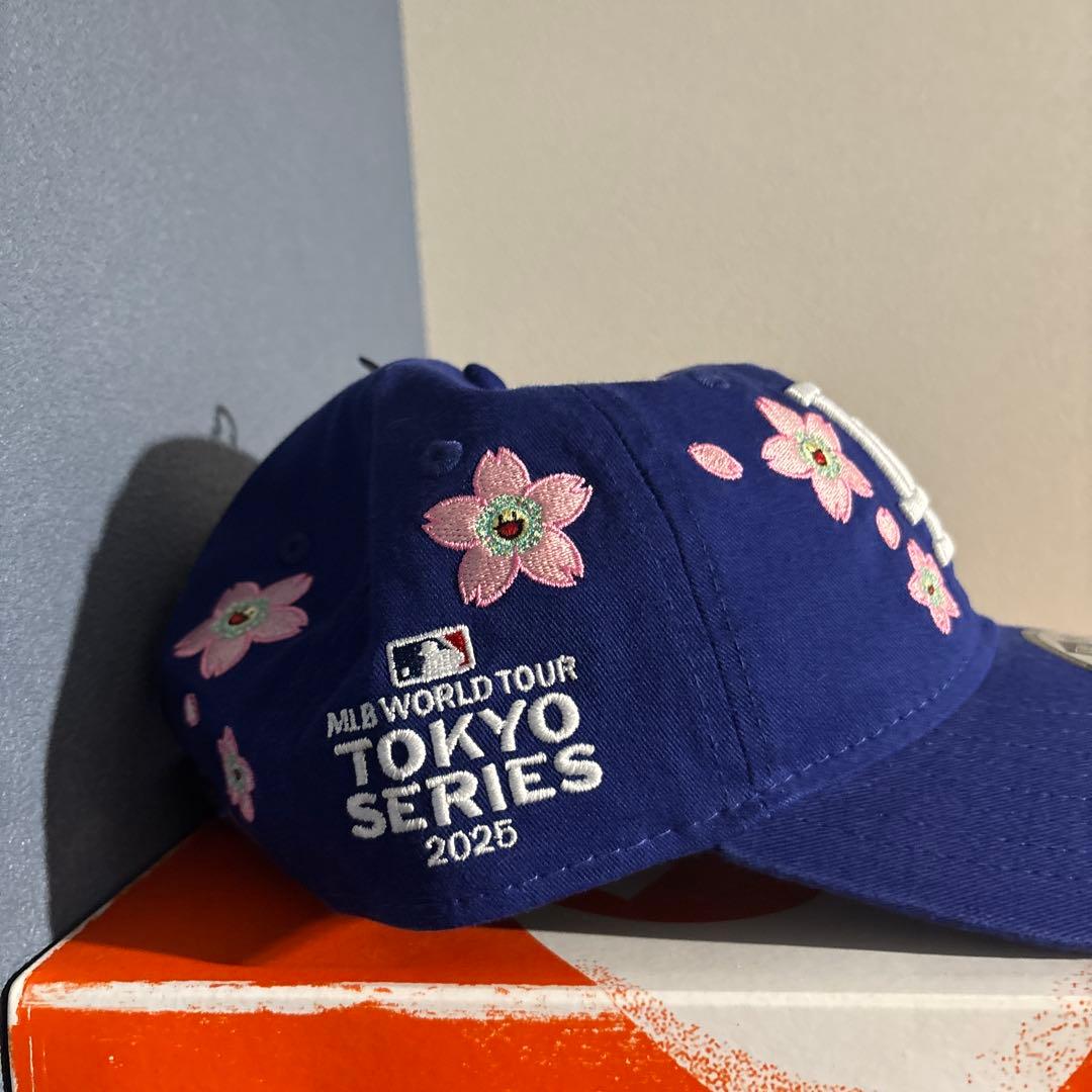 New Era LAキャップ 桜刺繍 村上隆