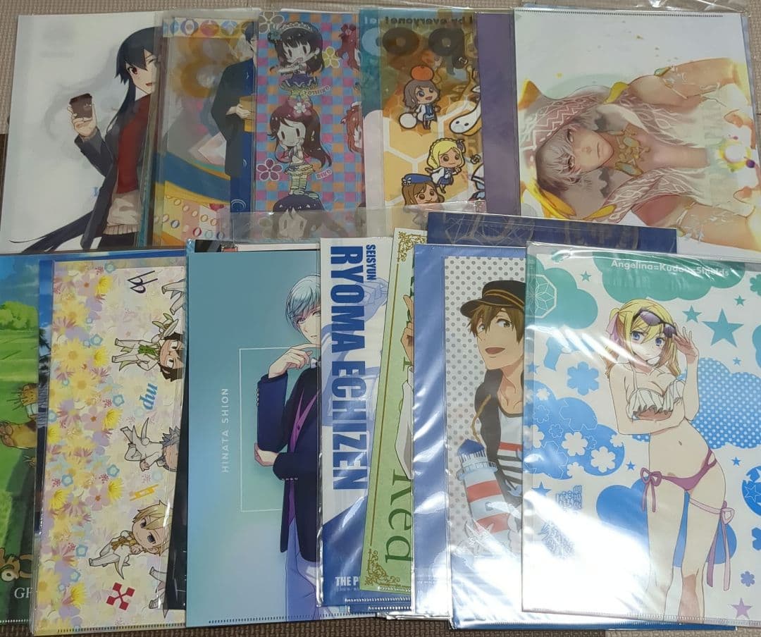 ノンジャンル　クリアファイル　まとめ売り　160枚程度　アニメ　アイドル