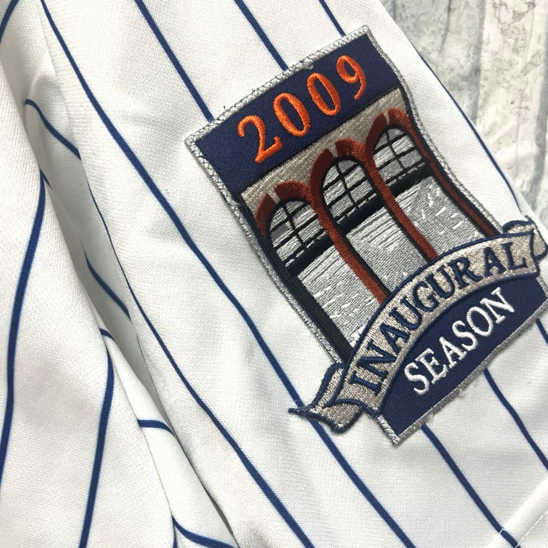 マジェスティック デビッドライト メッツ ユニフォーム ベースボールシャツ XL