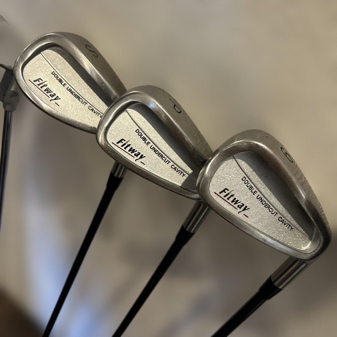 初心者おすすめセット　FitWay メンズ R １２本　右利き　ゴルフセット