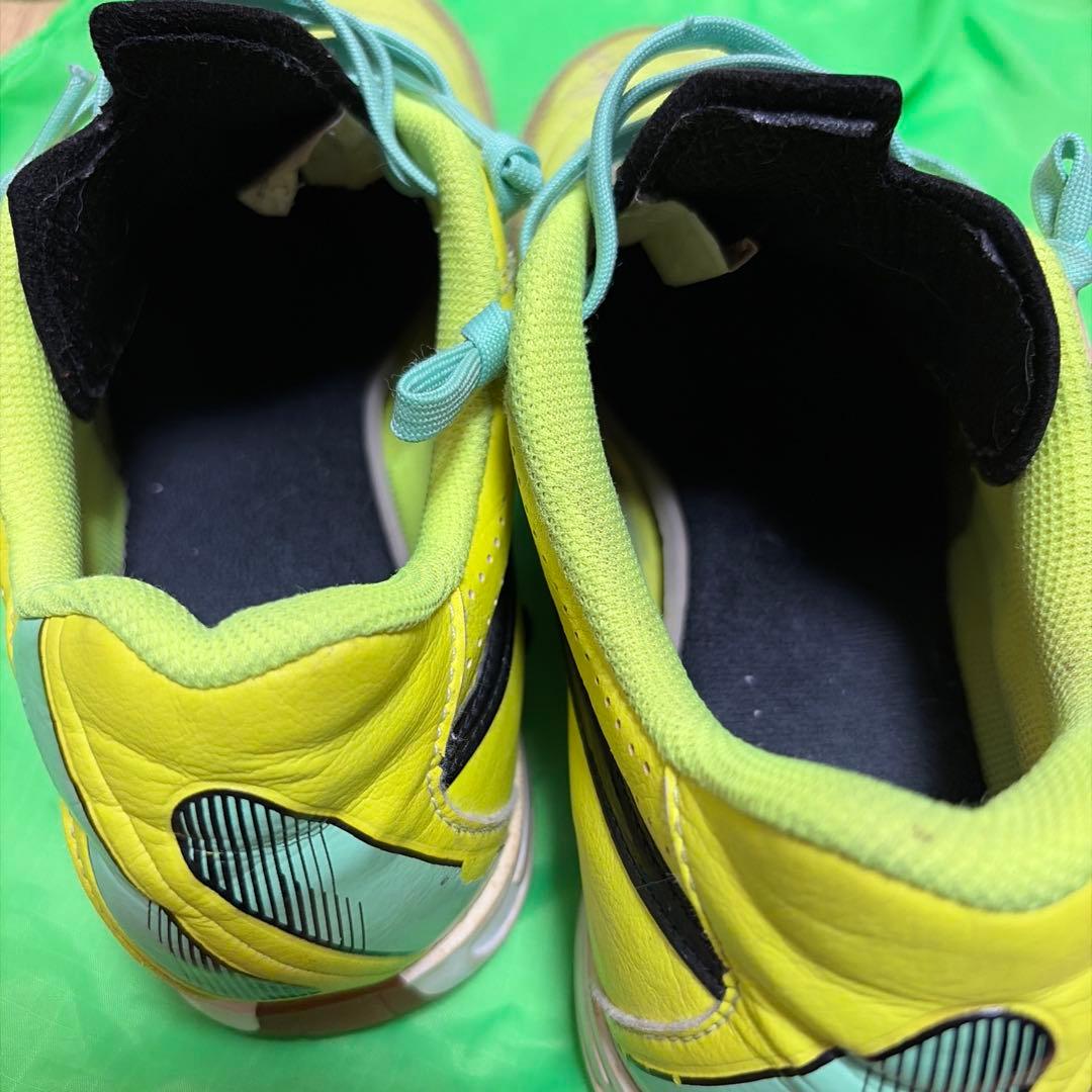 Nike TIENPOフットサルシューズ 25cm イエロー/ブラック 収納袋付