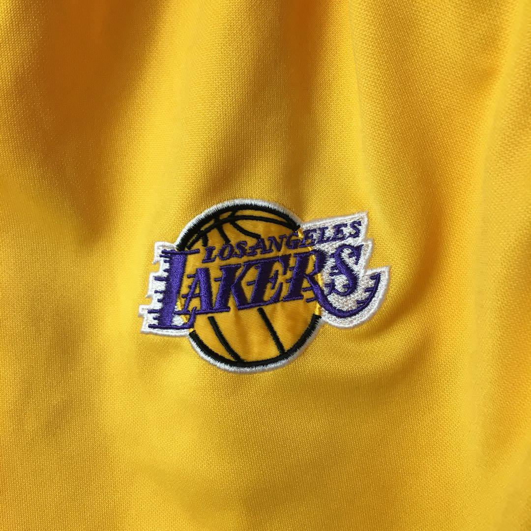 希少　NBA レイカーズ　刺繍ロゴ　バスケットボール　パンツ　イエロー　3X