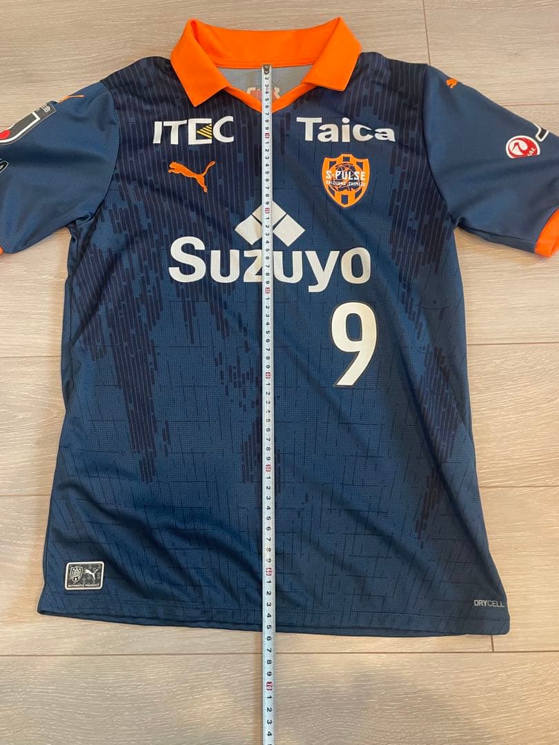 エスパルス2023年　3rd 9番　チアゴ・サンタナ　　ユニフォーム　Lサイズ