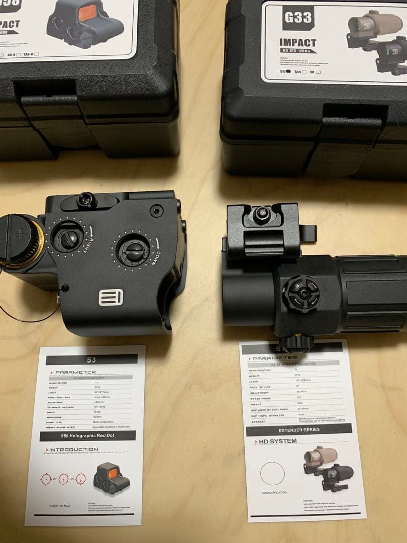 EoTech 558ドットサイト G33-3倍ブースター セット