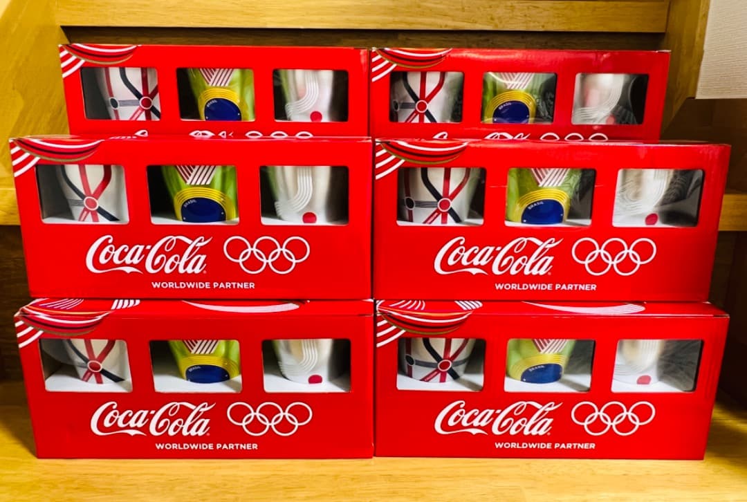 【新品・未使用】10箱　コカコーラオリジナル　オリンピック記念タンブラー非売品