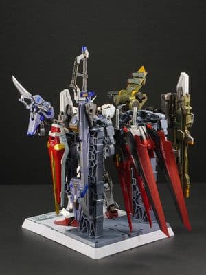 4種セット L BUILDストライクガンダム+エール+ランチャー+ソード
