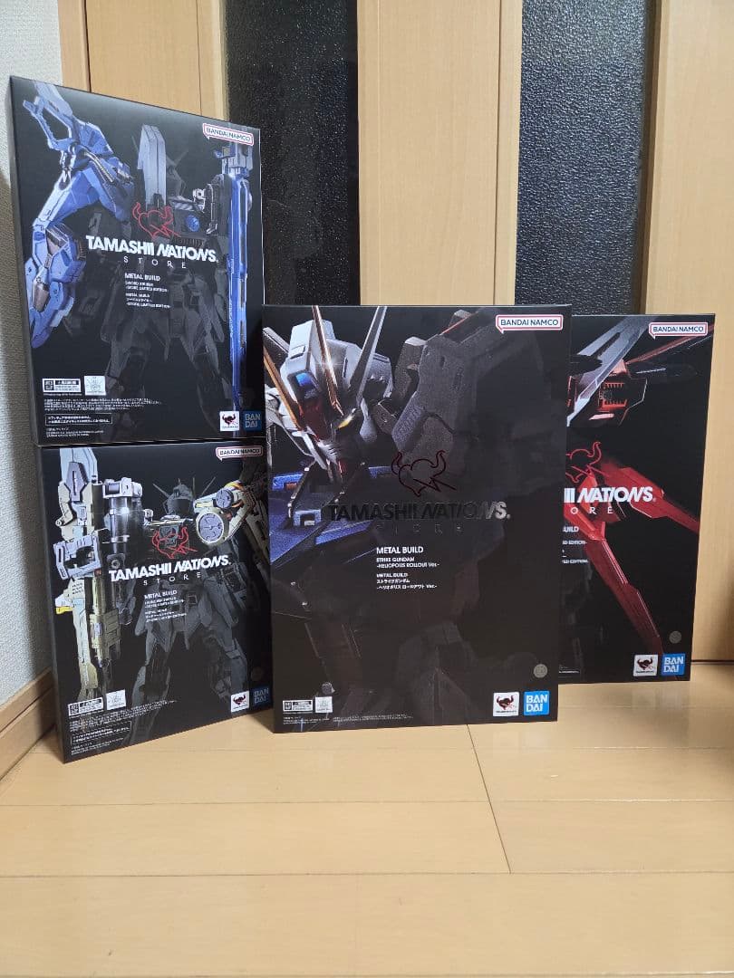 4種セット L BUILDストライクガンダム+エール+ランチャー+ソード