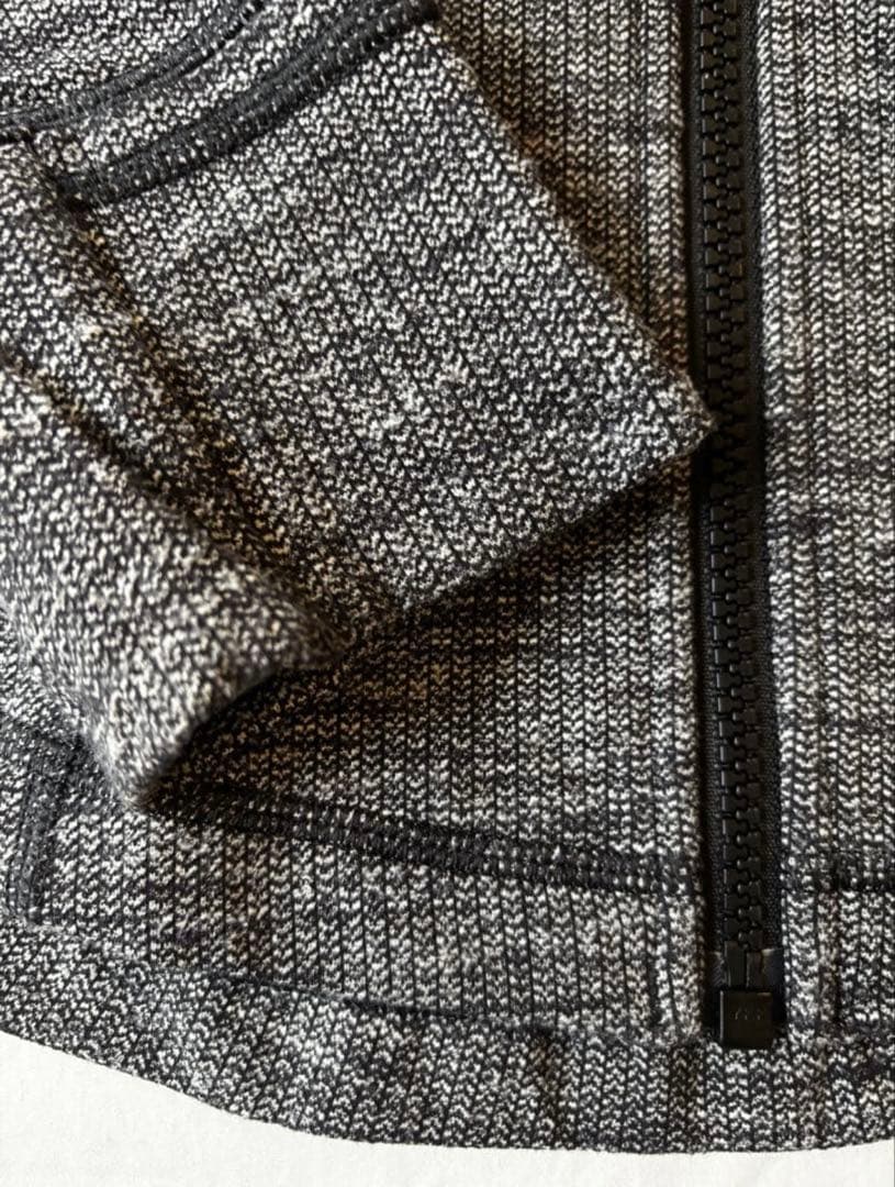 lululemon ルルレモン　グレー フルジップジャケット　Sサイズ