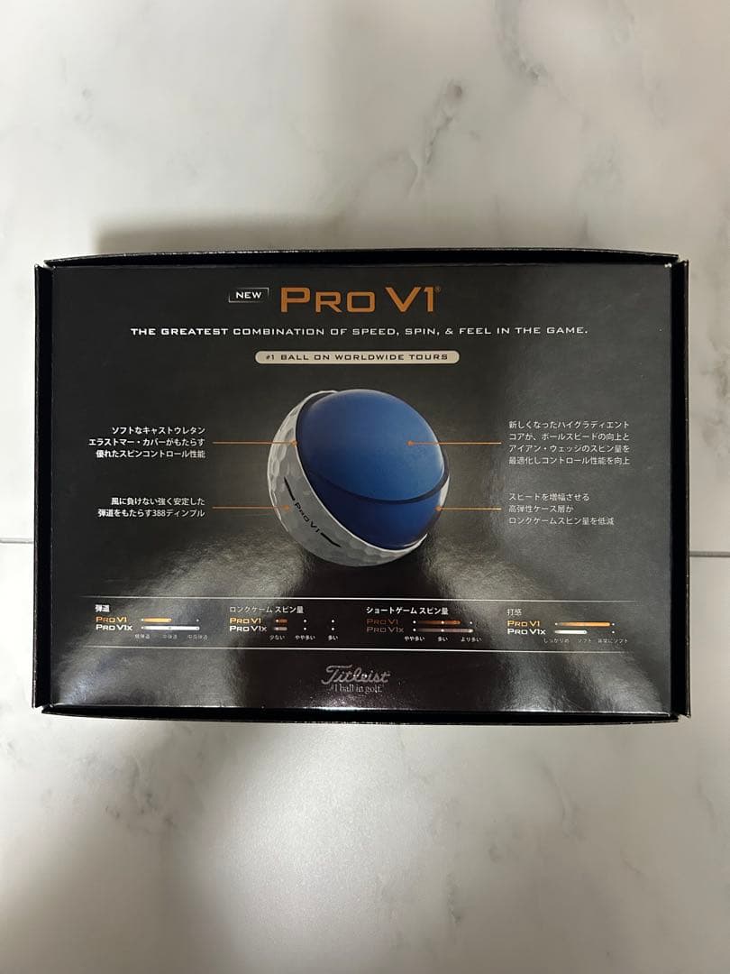 タイトリストプロV1 PROV1 ゴルフボール25年ハイナンバー 2ダース24個