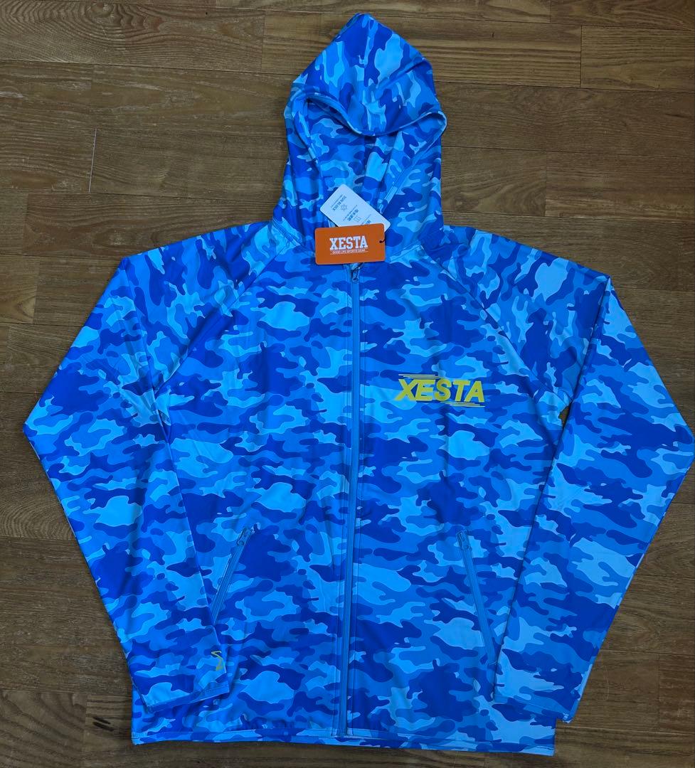 XESTA ラッシュパーカー XL ブルーカモ