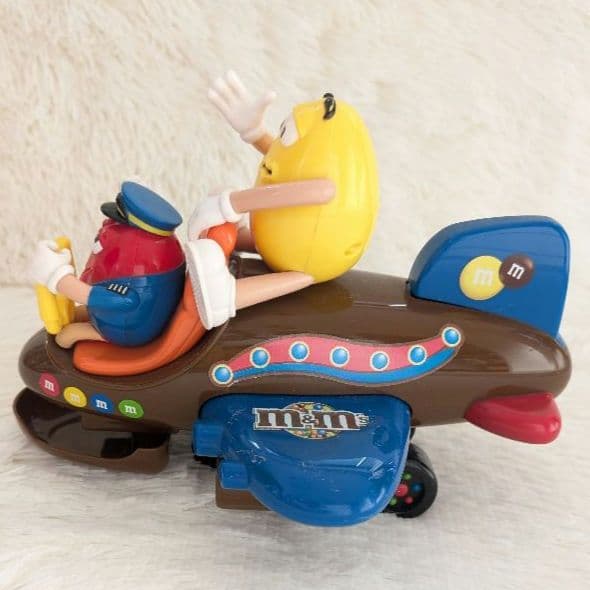 レア✨ ヴィンテージ m&m's 飛行機型ディスペンサー エムアンドエムズ