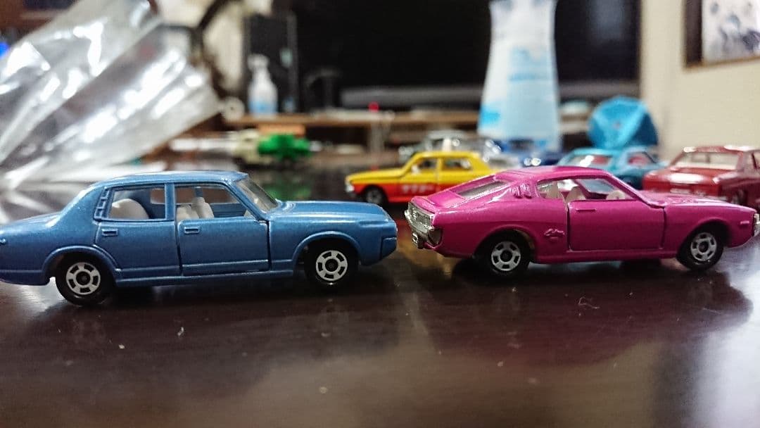 美品のトミカ 復刻版7台セットミニカーセリカブルーバードSSS昭和レトロ名車