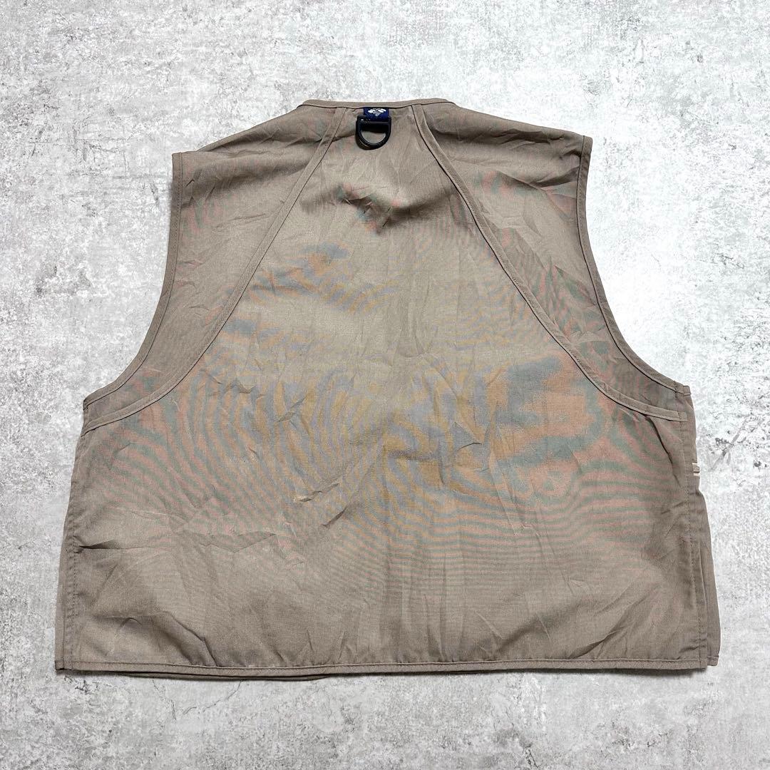 90's Columbia コロンビア フィッシングベスト 釣り 紺タグ