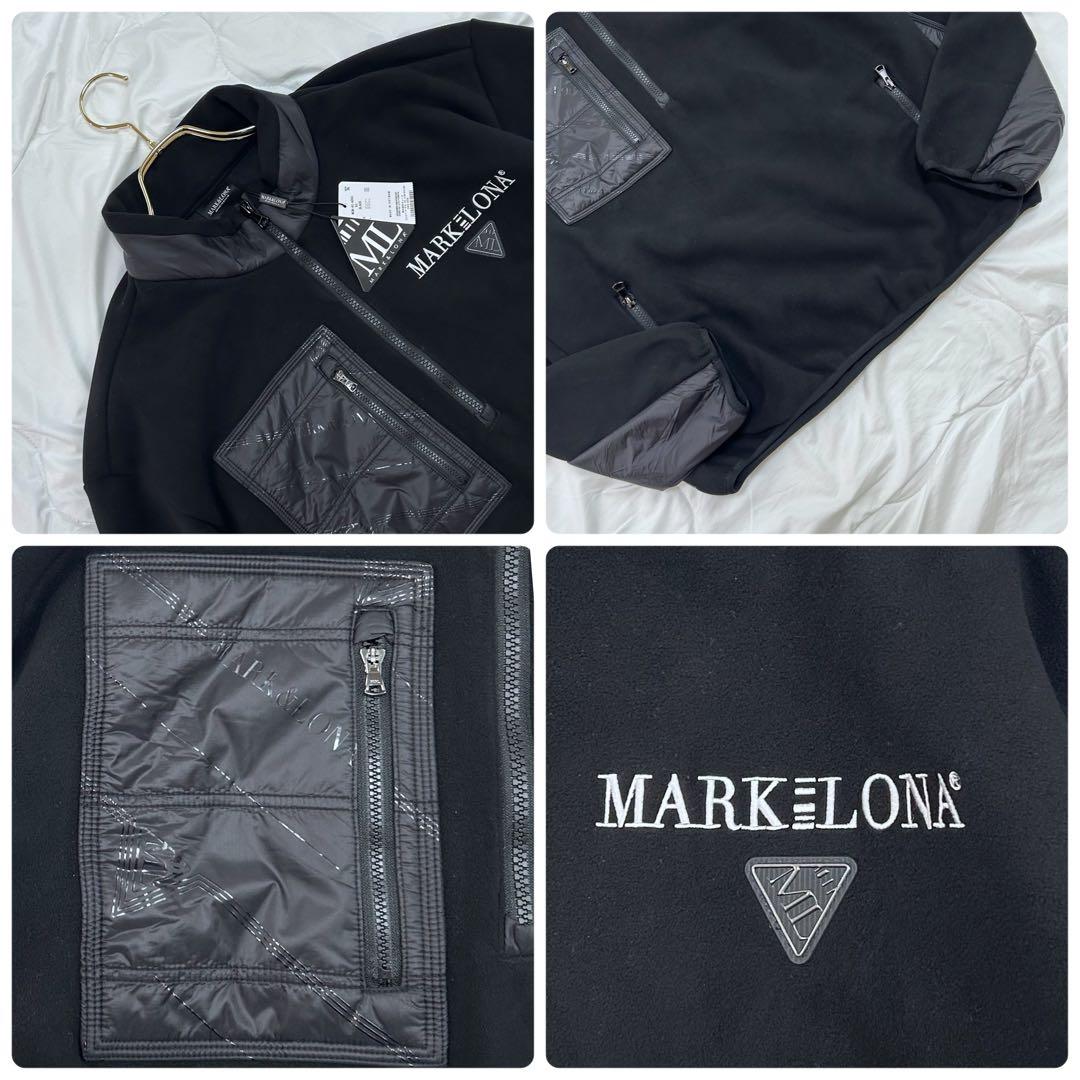 新品 24AW MARK&LONA ハーフジップフリースジャケット 50