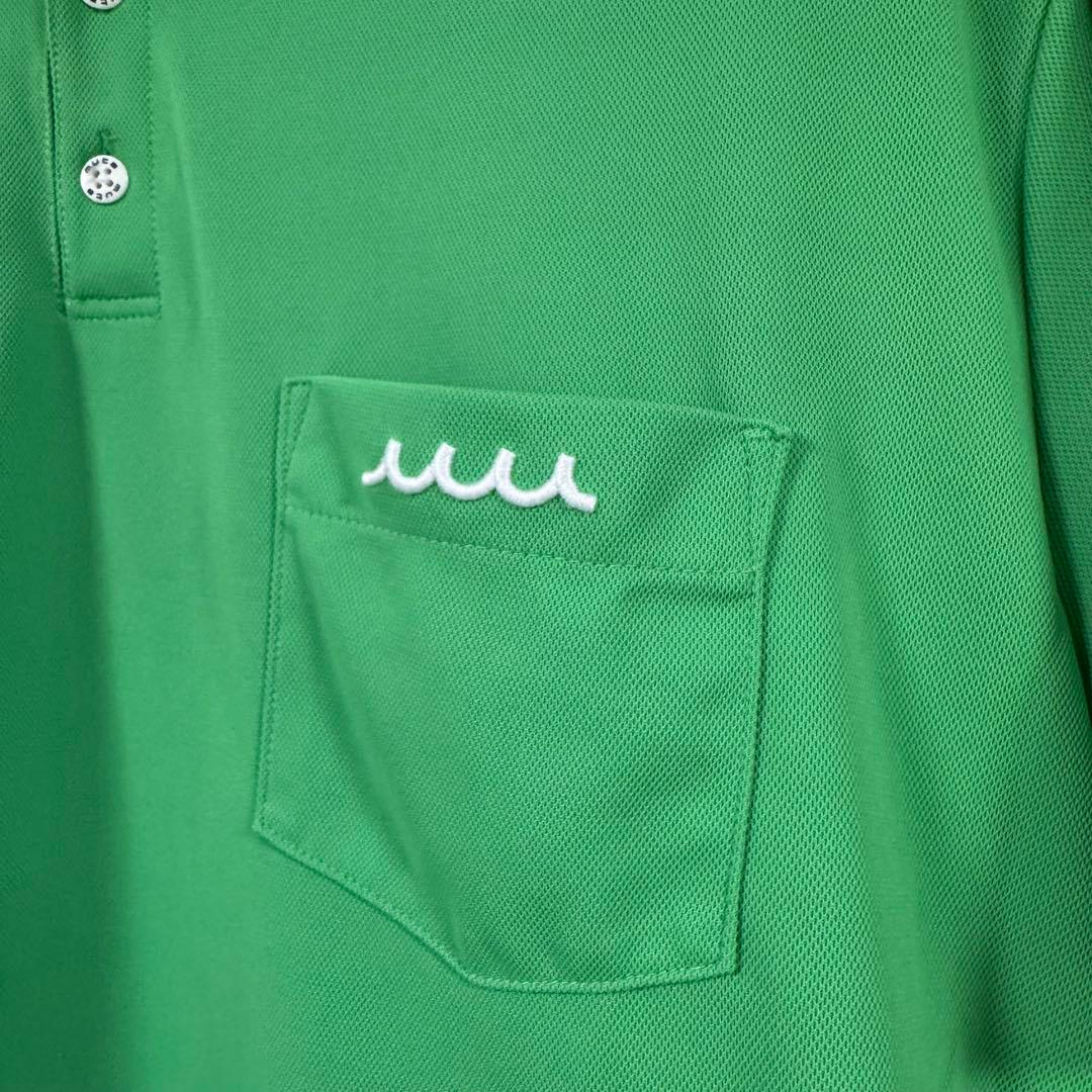 muta MARINE GOLF ヘムリブ ポロシャツ グリーン