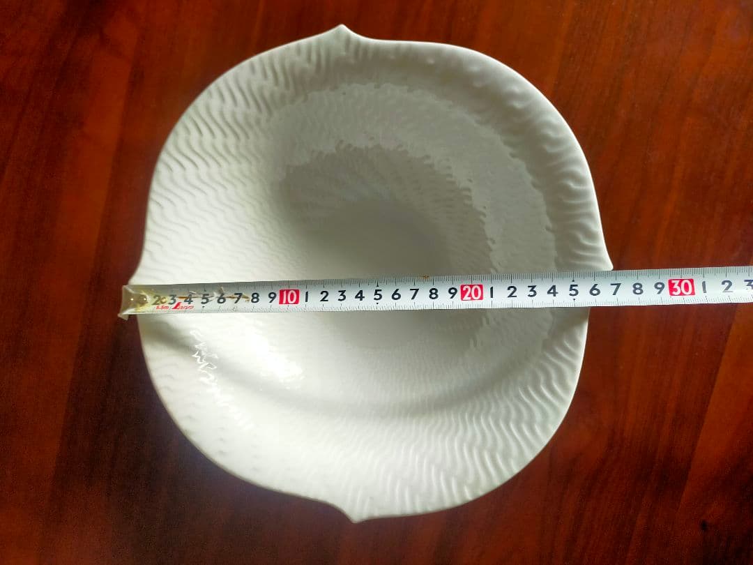 【MEISSEN マイセン】波の戯れ サラダボウル 27cm 　44000円