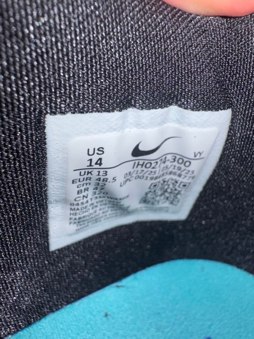 激レアNike Kobeバッシュ ティファニーカラーUS14 32cm コービー