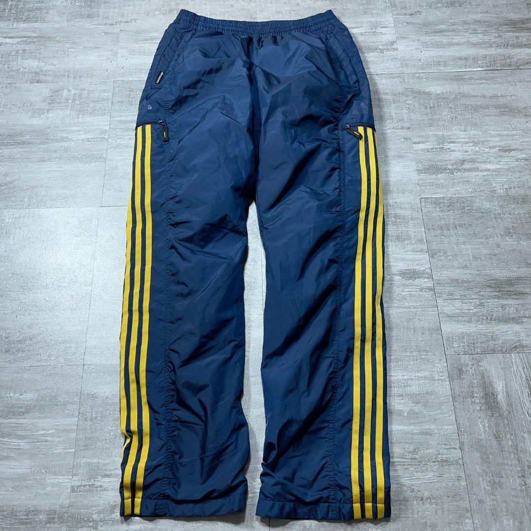 adidas 防寒 裏地 ウィンドブレーカー上下セット メンズ L ネイビー