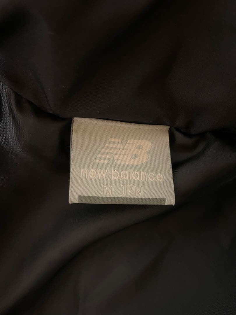 New Balance フード付きロングコート ブラック メンズMサイズ
