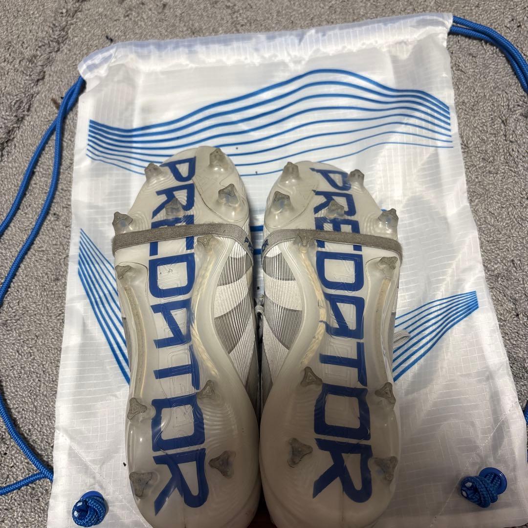 adidas Predator サッカーシューズ ホワイト/ブルー