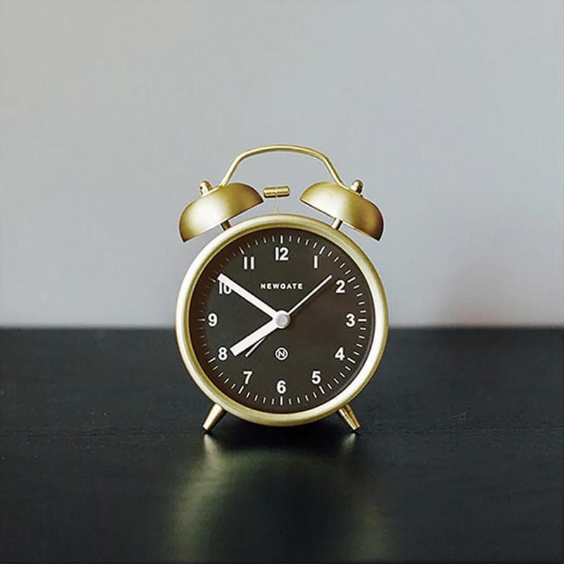 ニューゲート Twin Bell Alarm 目覚まし時計　ゴールド
