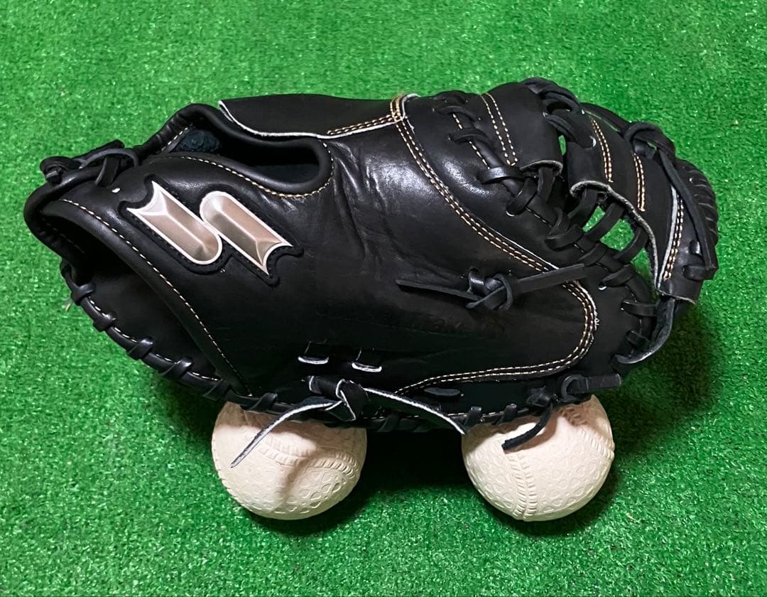 一般 軟式野球 キャッチャーミットSSK エスエスケー ブラック 大人サイズ