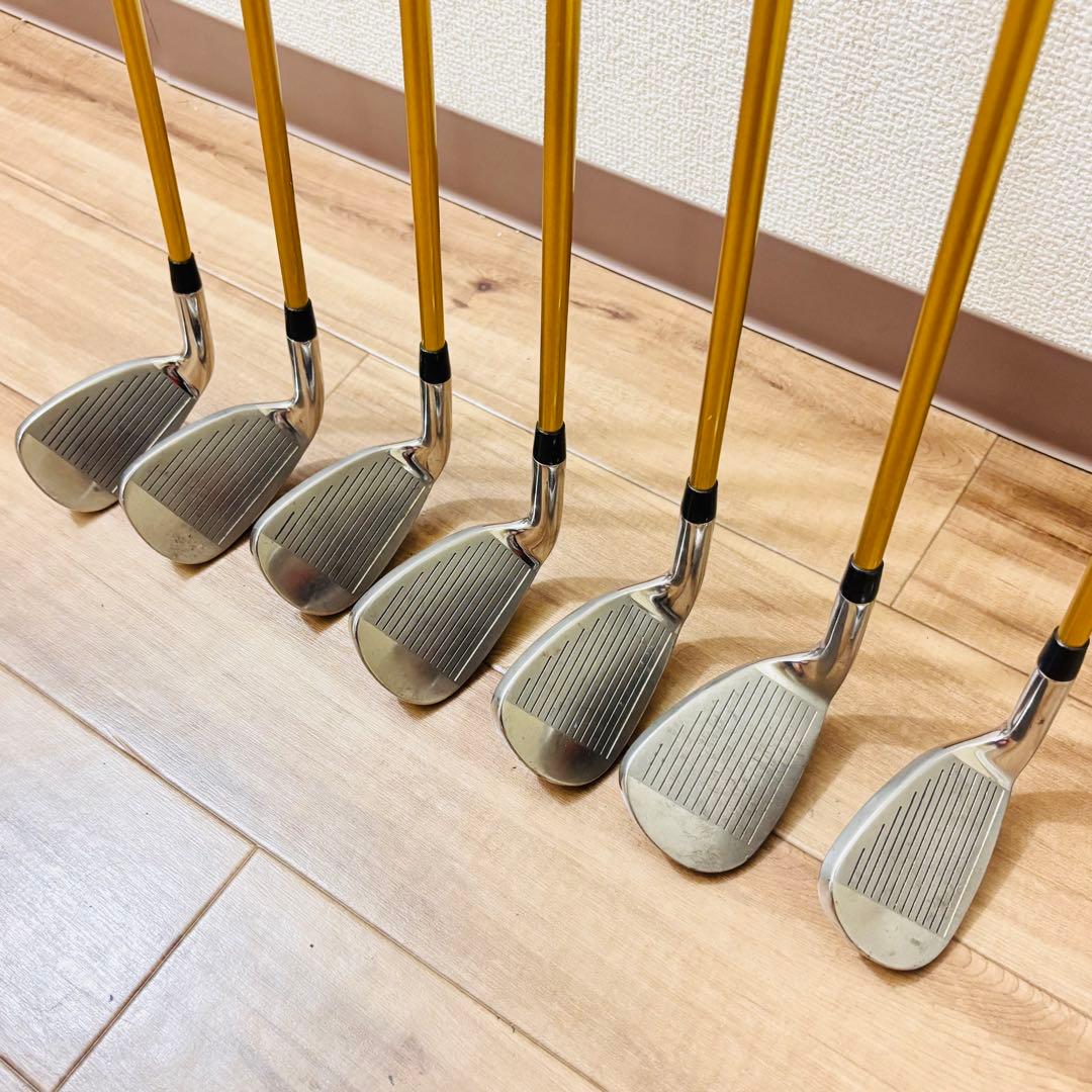 豪華7本✨カタナゴルフ SWORD ATC589-α スピーダー SR アイアン