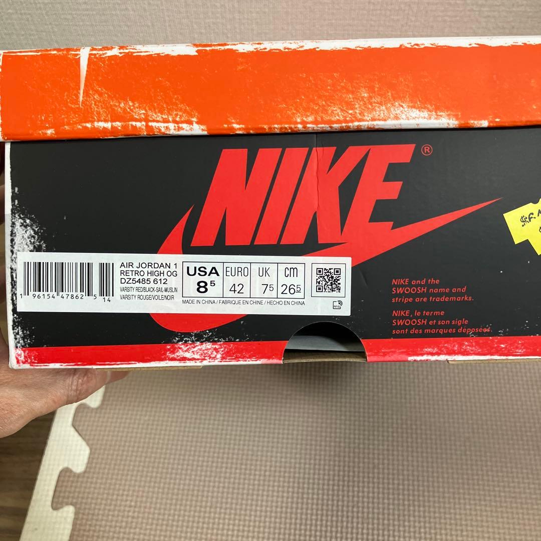 NIKE エアジョーダン 1 シカゴレトロ HIGH OG US 8.5