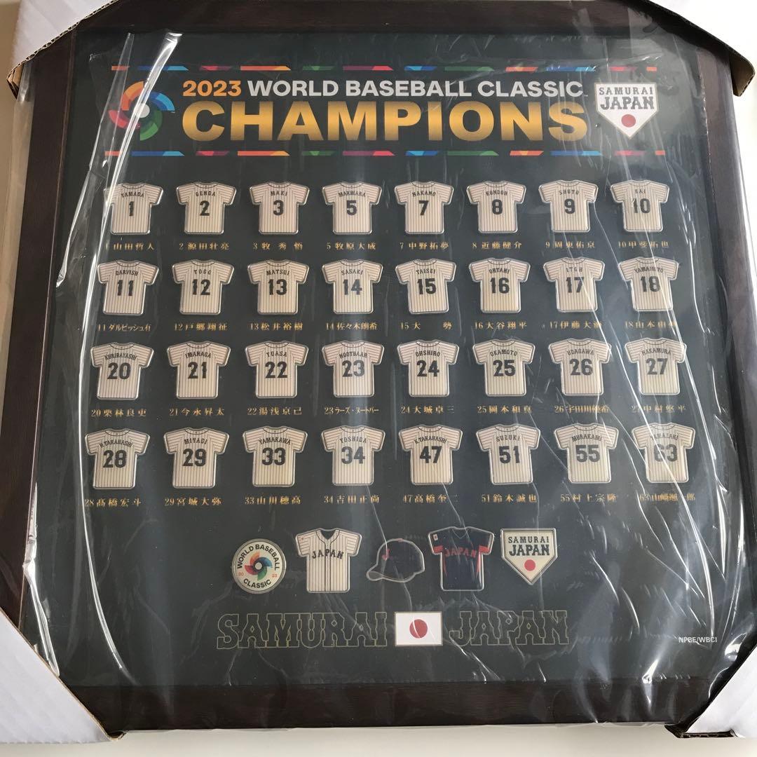 2023年WBC 優勝特別記念　侍ジャパン　選手背番号ピンバッジセット