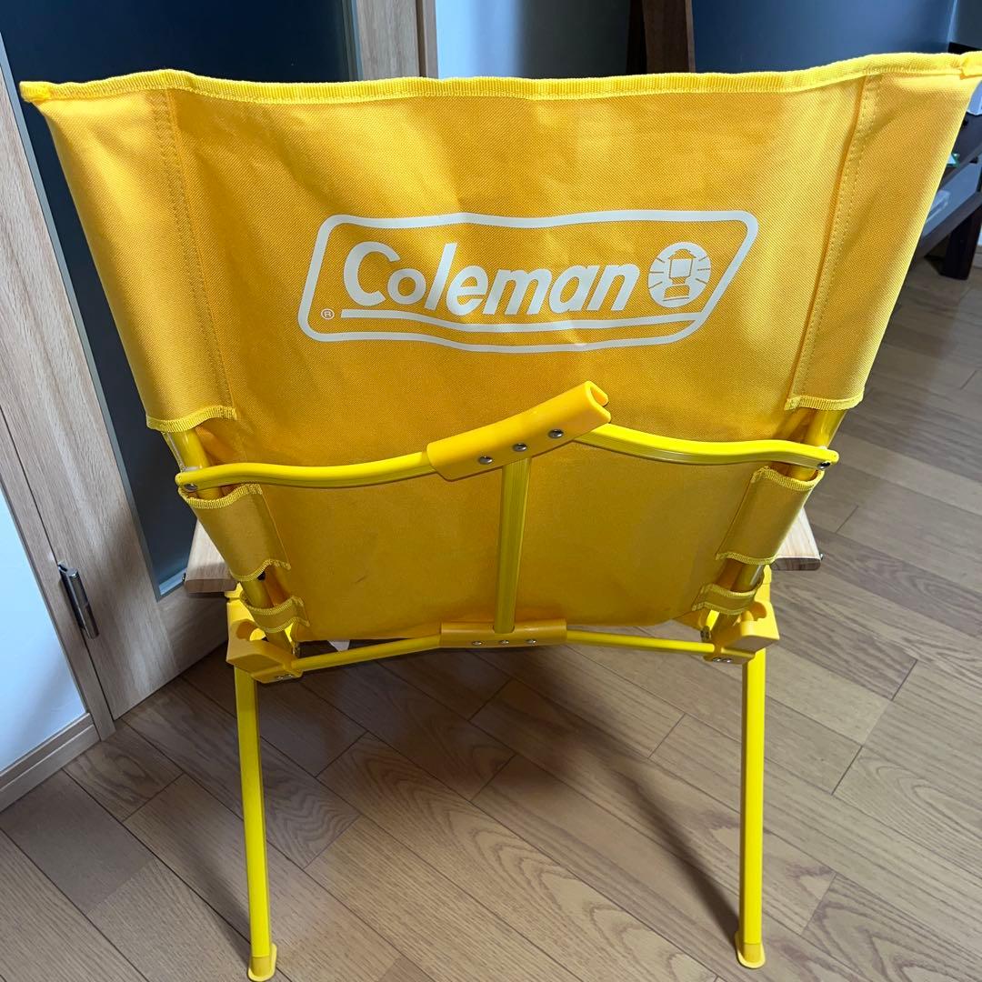 Coleman レイチェア3段階リクライニング式ハイバックチェア　イエロー